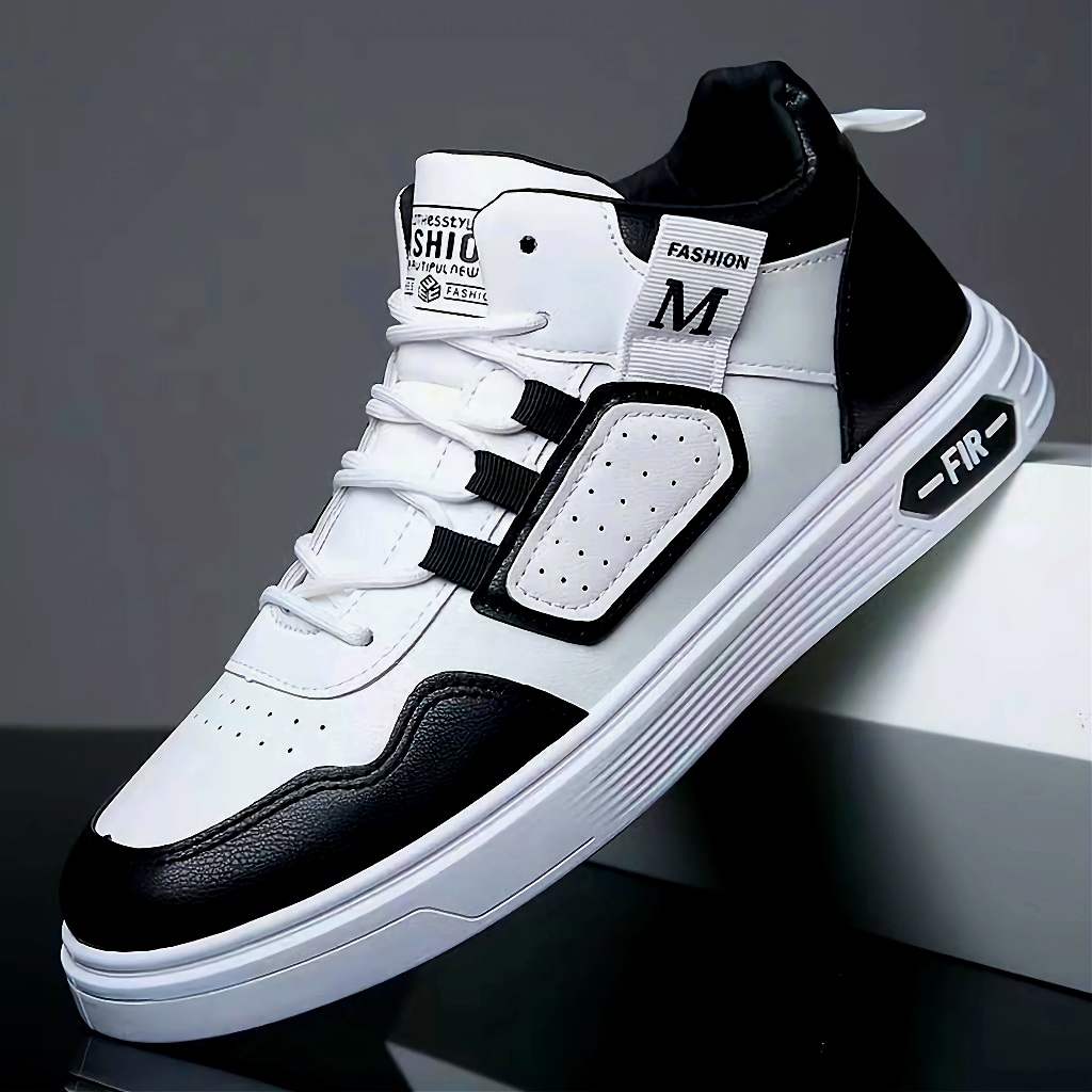 Sepatu Pria Sneakers Original 100% Putih Sepatu Pria Keren Casual Sepatu Hitam Cowok