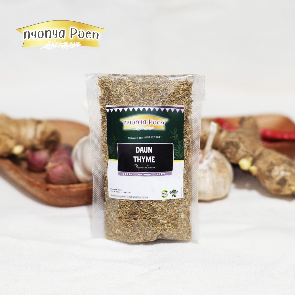 

NYONYA POEN | DAUN THYME KERING DRIED TYHME LEAVES BUMBU MASAK REMPAH SEASONING