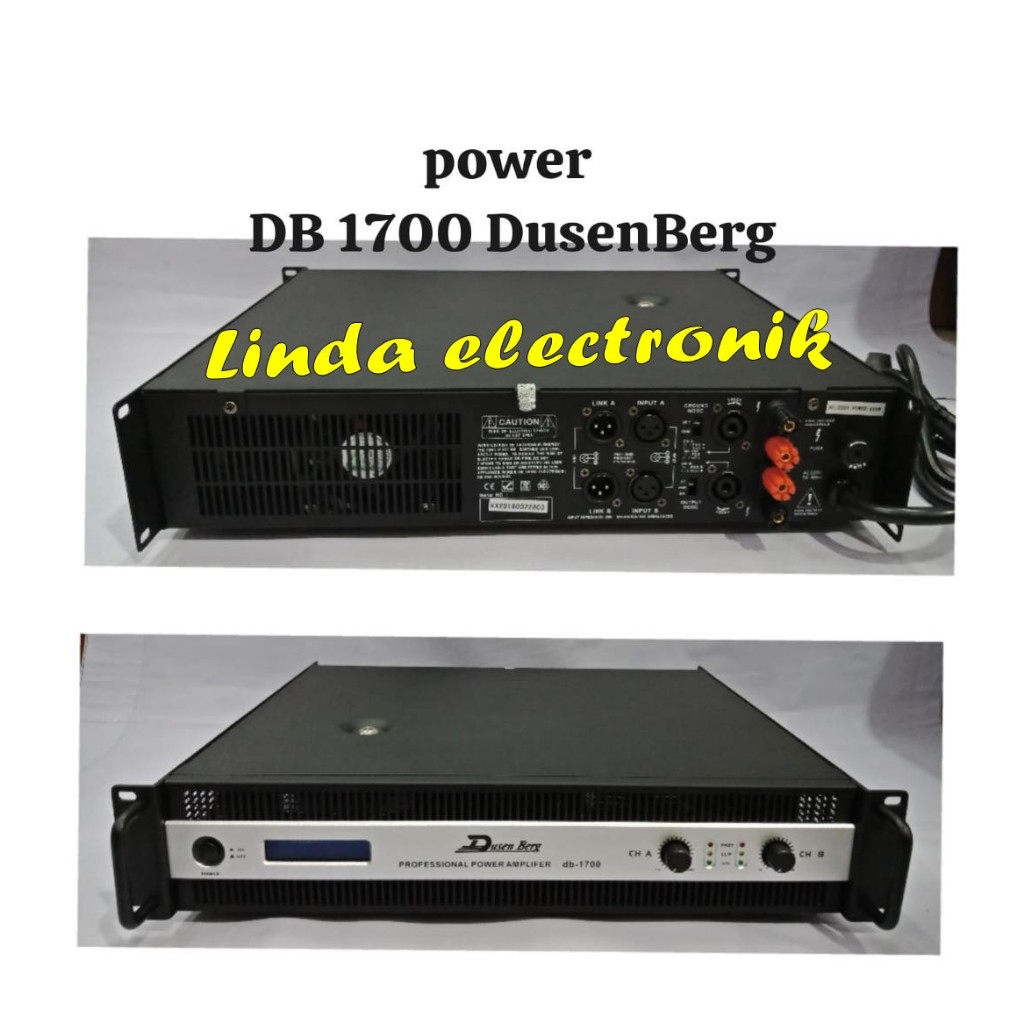Power Amplifier Dusenberg DB 1700 / DB1700 Original
