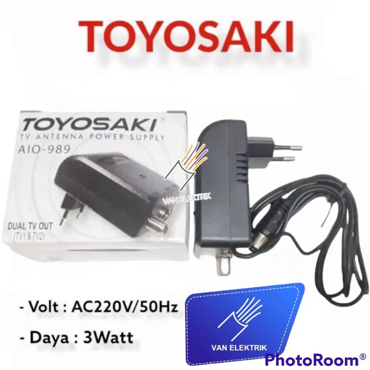 Adaptor Antena Toyosaki AIO  989 Booster antena AIO  L