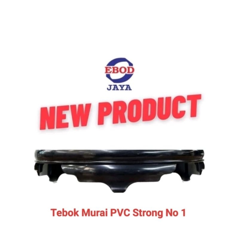 TEBOK KANDANG MURAI PVC HITAM POLOS NO 1