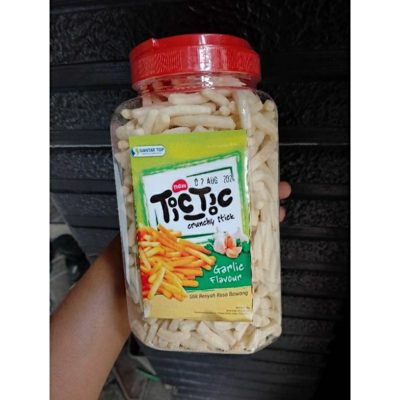 

Tictic Crunchy Stick Toples 2L | Tic Tic Stik Renyah Rasa Bawang | Snack Repack