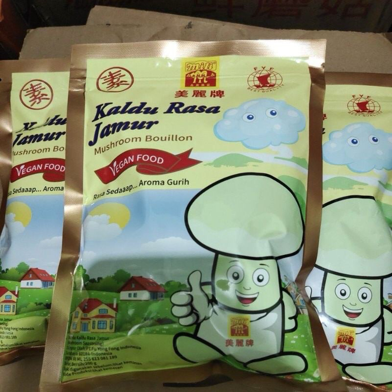 

KALDU JAMUR MILI VEGETARIAN NON MSG 200GR KEMASAN CLIPER