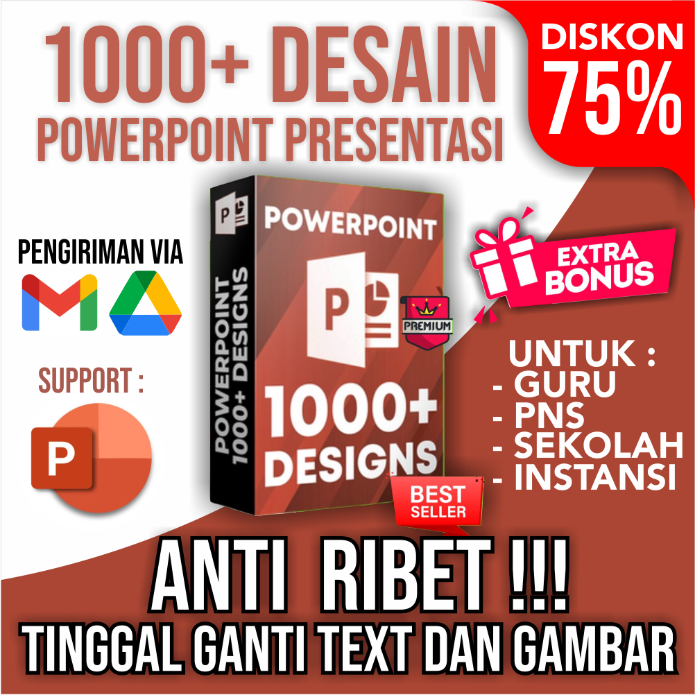 1000+ Template Powerpoint Premium Terlengkap