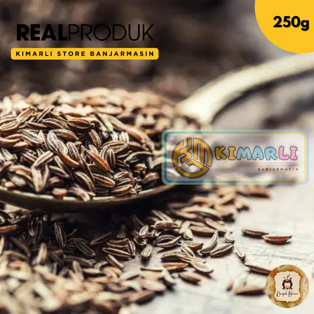 

250g || Jintan Putih Cumin Seed Import / Rempah Bumi / Herbal Organik By. Kimarli.Store