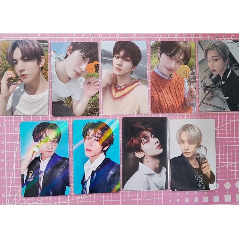 Photocard Enhypen Jungwon Sunoo Heeseung Orange Blood, Heeseung Hoodie, SUNOO PWS BDC