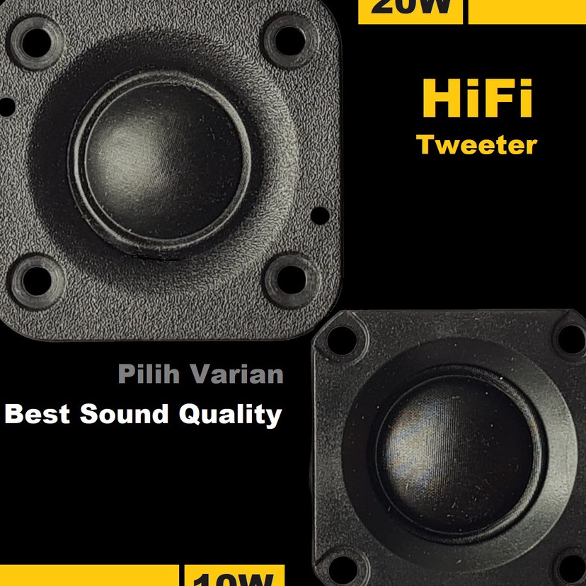 GiG Speaker Tweeter HiFi Fever High Quality Sound Clear Suara Treble Halus  Promo