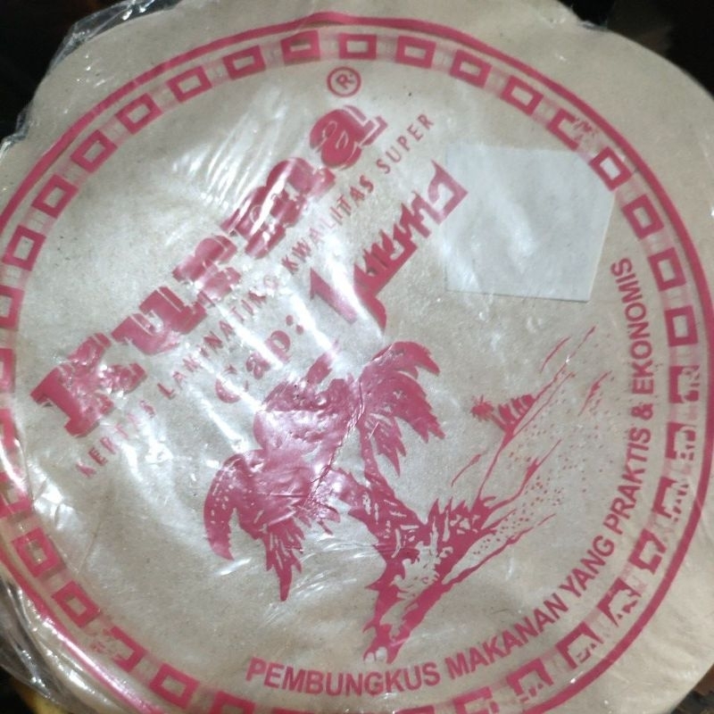 

Kertas bulat alas piring