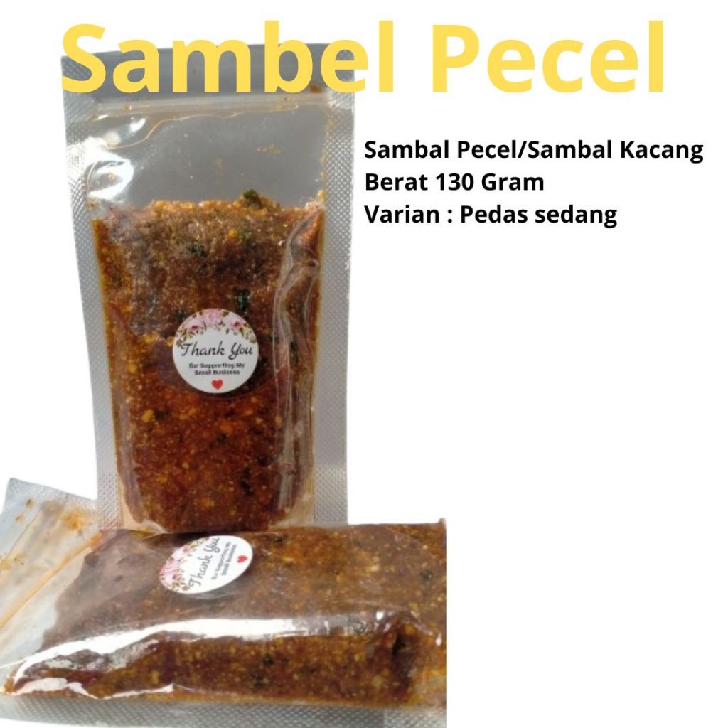 

Sambel Pecel Rahayu Sambal Kacang 130 Gram