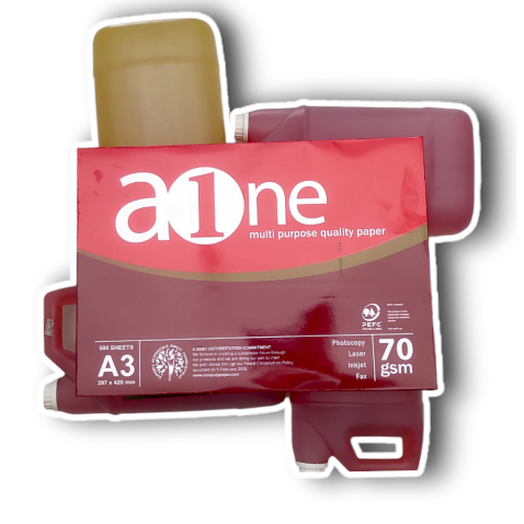 

Kertas HVS AONE A3 70gsm Isi 500 Lembar