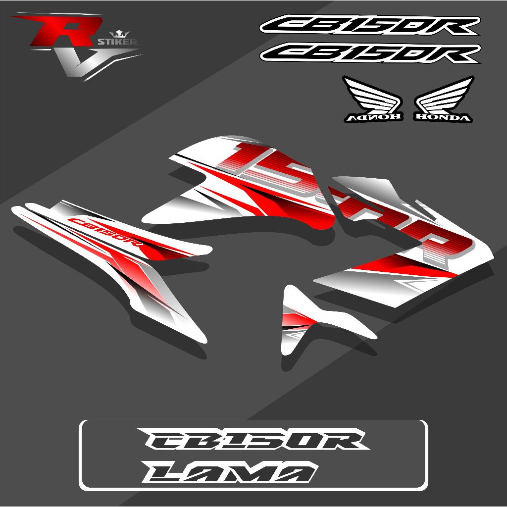 STRIPING CB150R OLD/STIKER CB150R LAMA/STRIPING CB150R