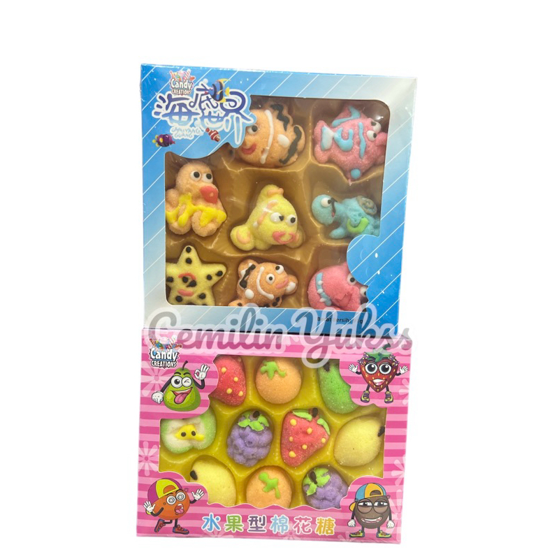 

Fruit Marshmallow 91g Ocean Marshmallow 91g Marshmallow Rasa Anggur Stroberi Jeruk Blueberry Cokelat Apel Lemon Marshmallow Bentuk Buah Marshmallow Ikan