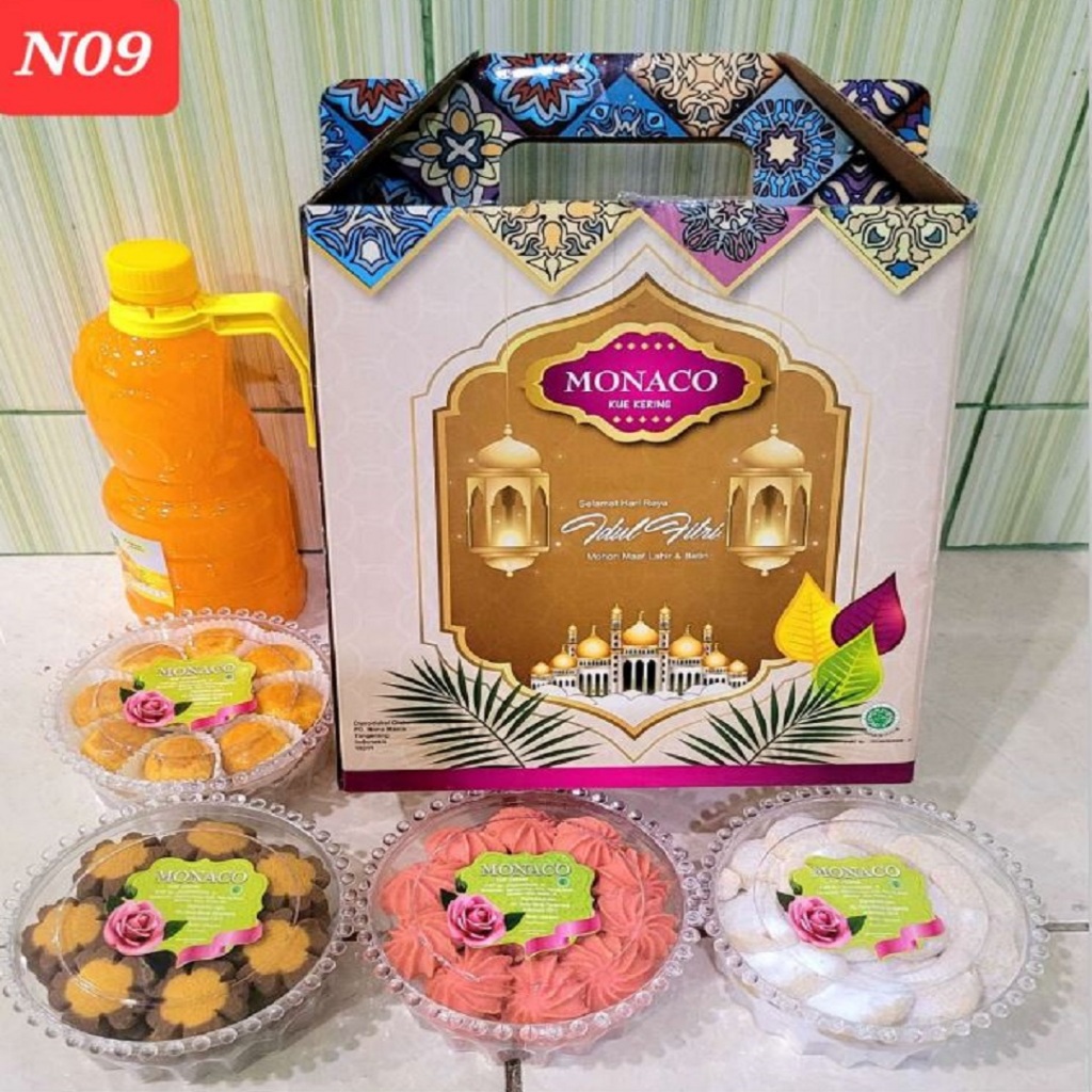 

Kue Kering Lebaran Choco Cookies & Squash / Hampers