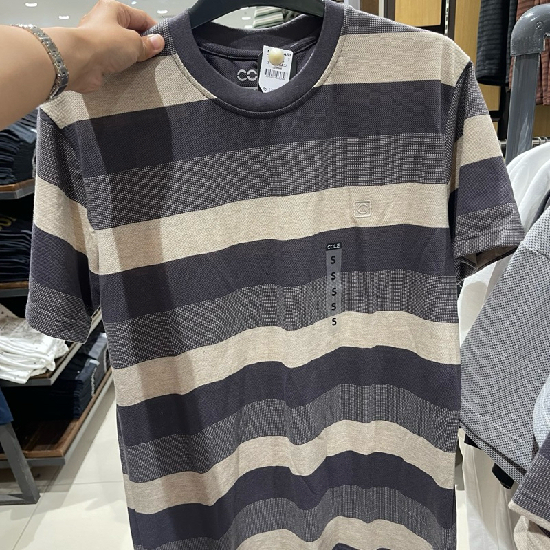 KAOS COLE PRIA GARIS BY MATAHARI ORIGINAL