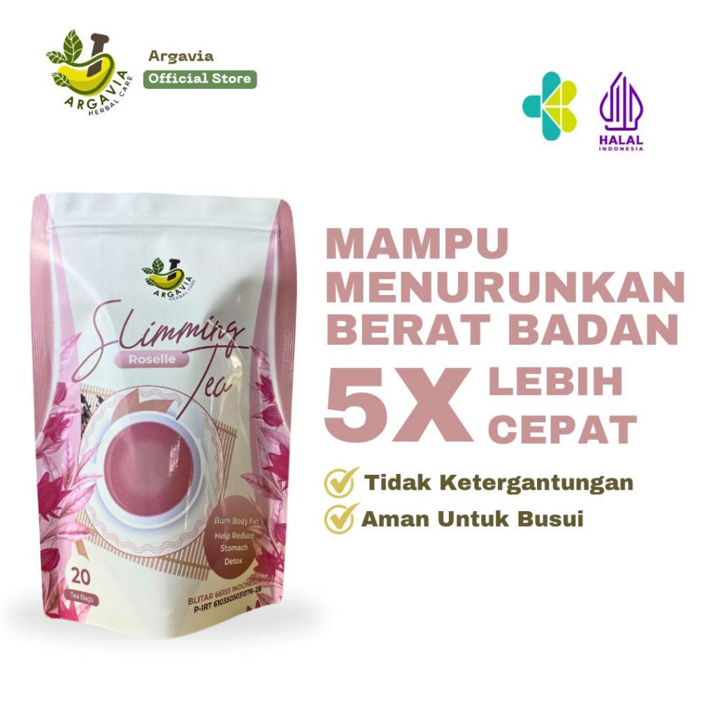 Slimming Tea Detoks Teh Pelangsing Roselle