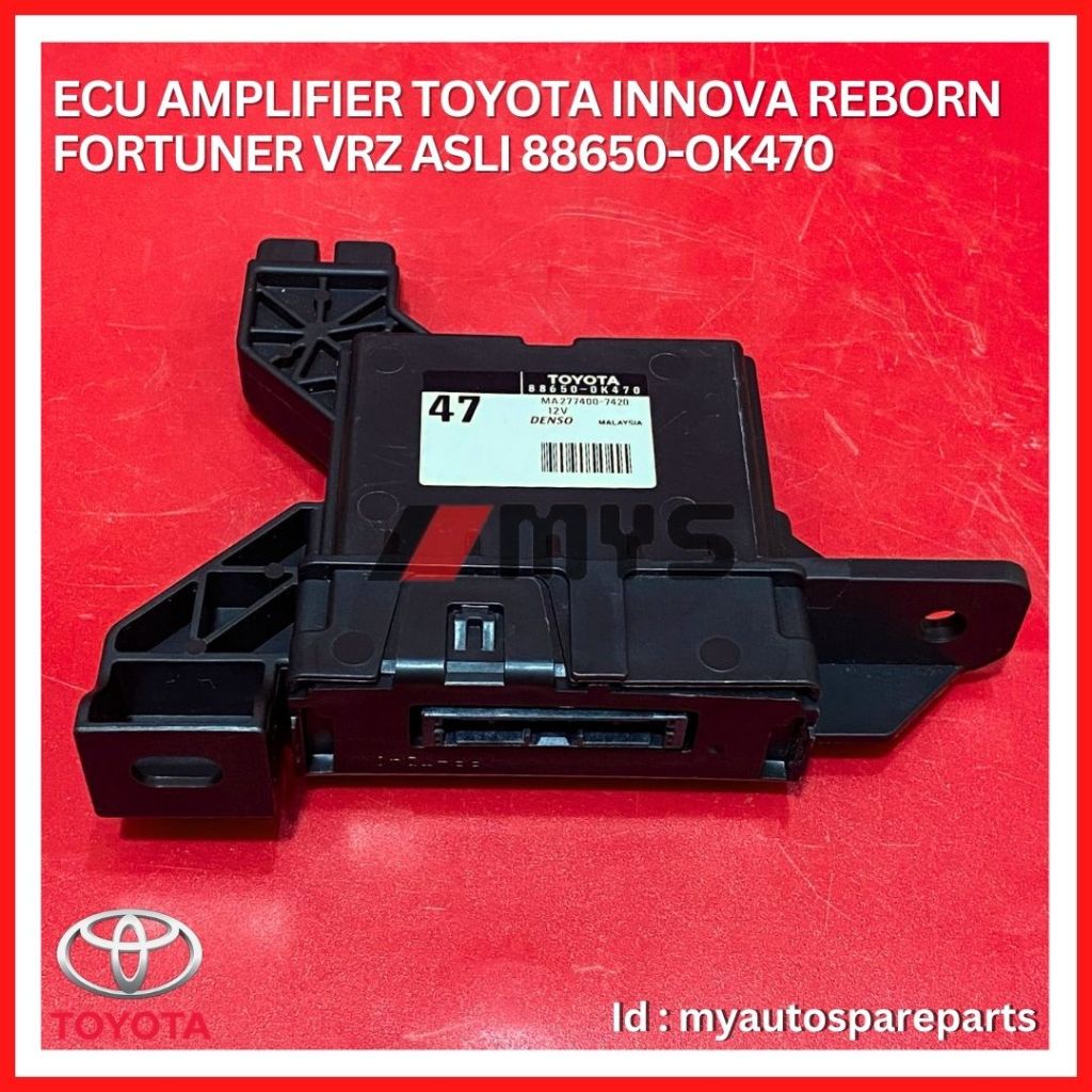 ECU AMPLIFIER AC Mobil TOYOTA Innova Reborn Fortuner VRZ AMPLI ASLI OK470