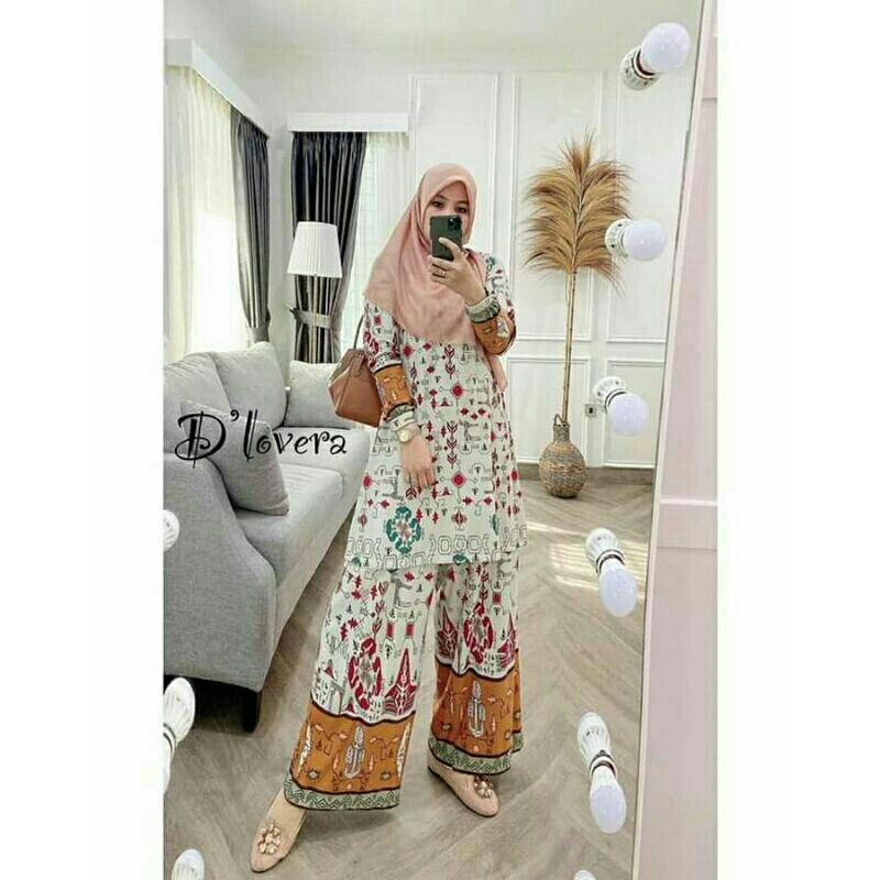 Dania Set Tunik kulot D'lovera Ori