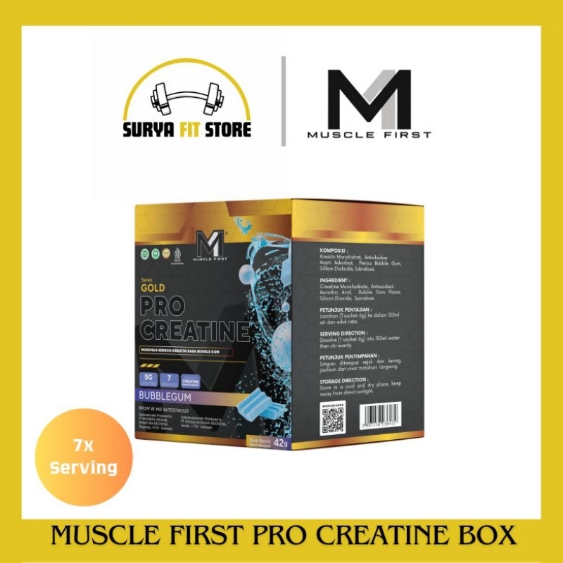 Muscle First Pro Creatine 1 Box 7 Sachet Creatine Monohydrate