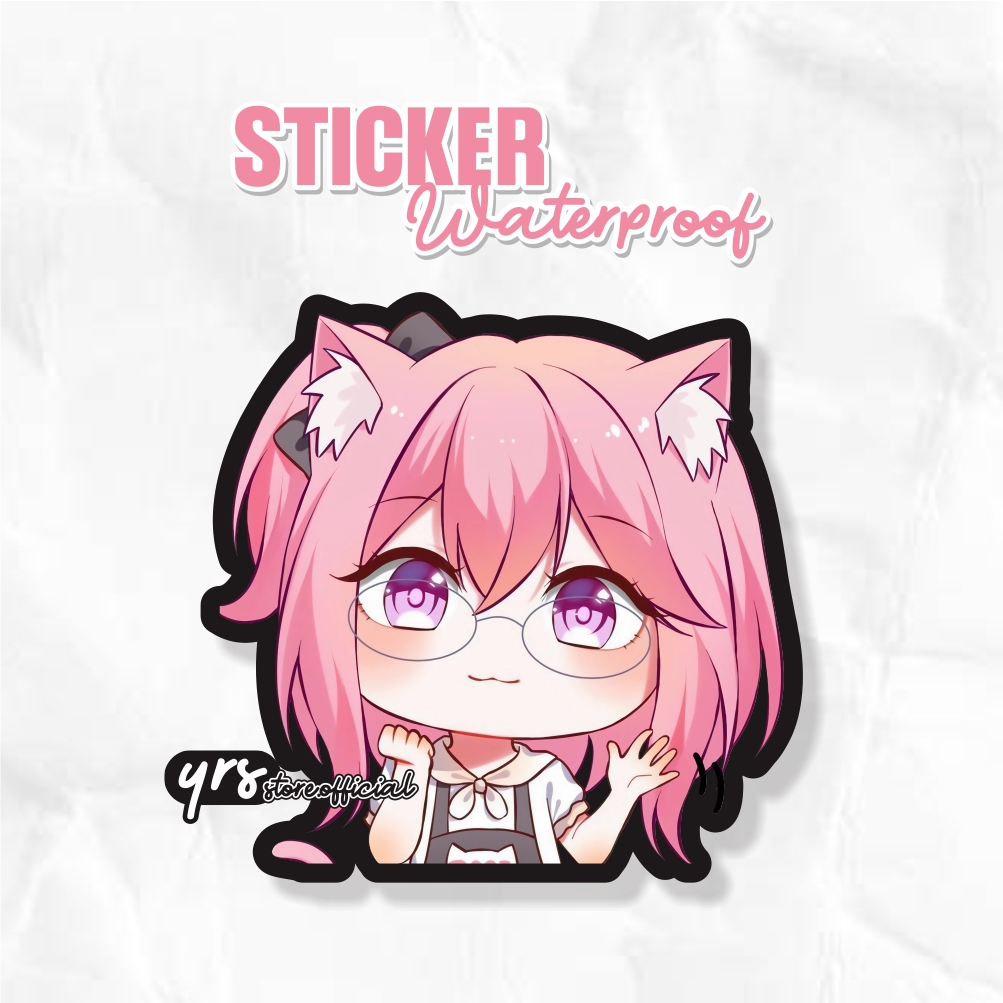 

Sticker Anime Nekopoi / Sticker Anime Waterproof ukuran +- 7 x 6,9 cm