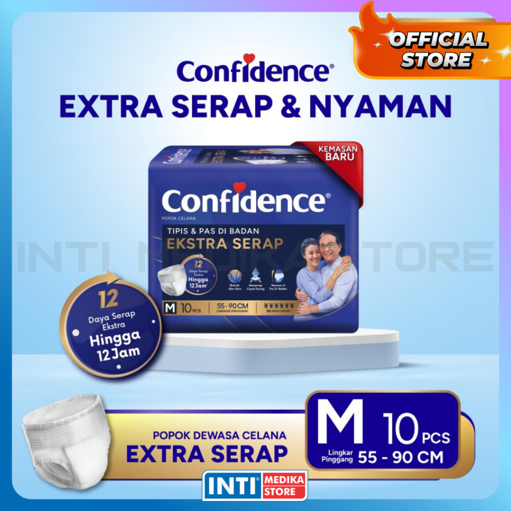 CONFIDENCE - Adult Diapers Pants EXTRA SERAP | Popok Dewasa Celana