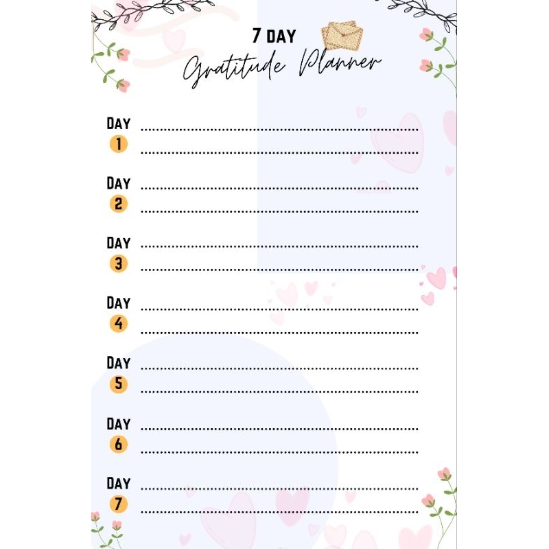 

Daily planner, kartu management diri, kertas menulis, kartu gambar diri, kartu journaling