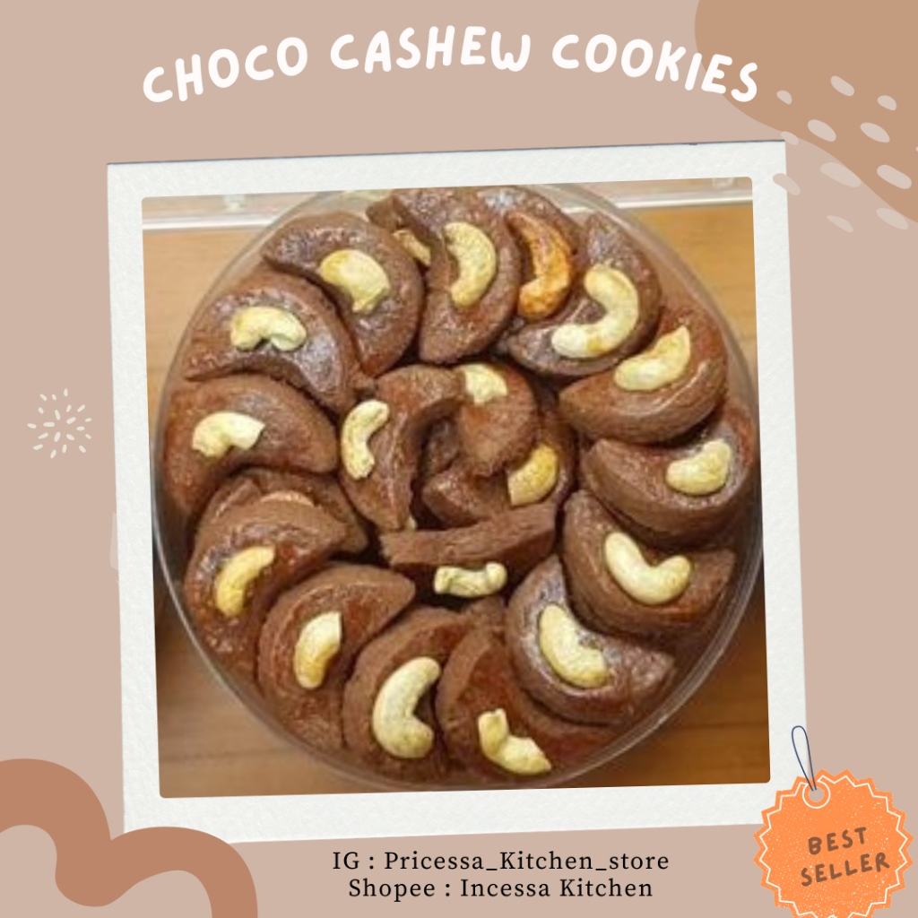 

Choco cashew cookies