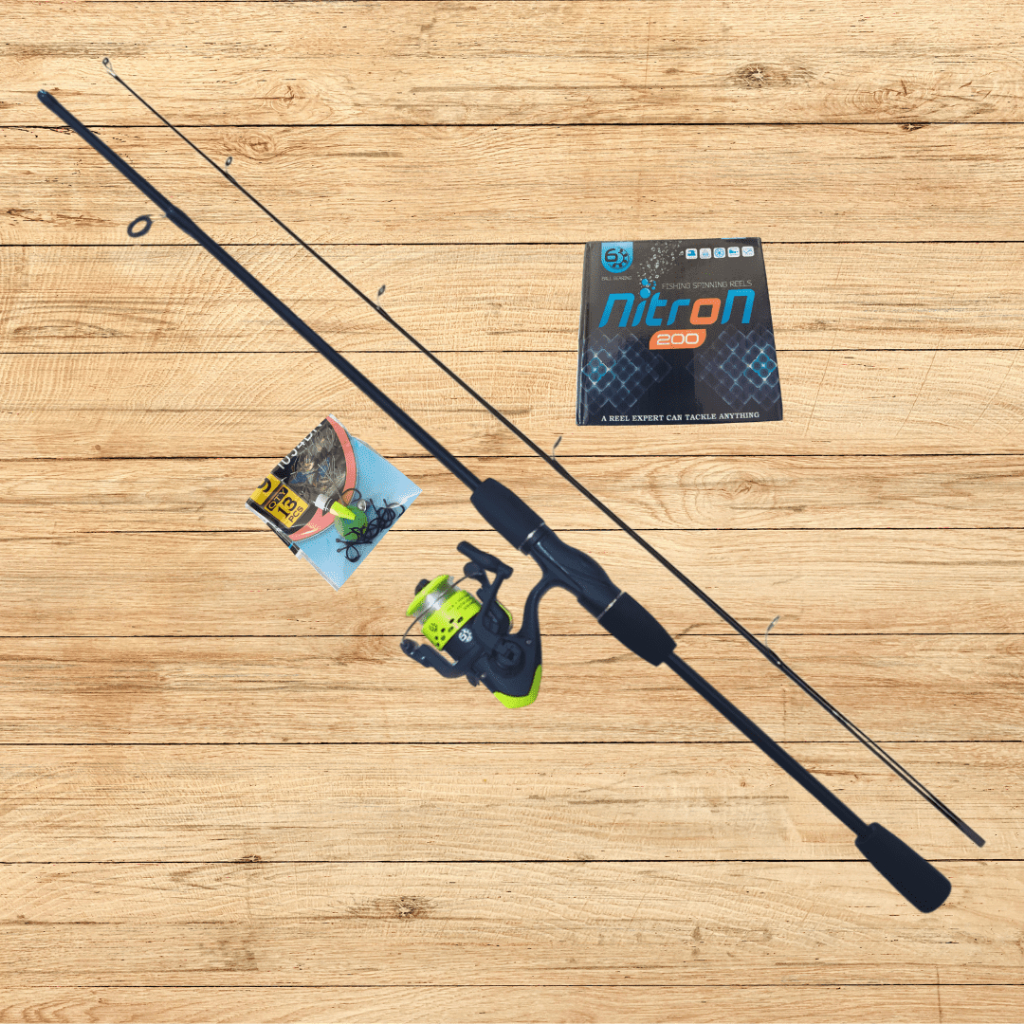 SET PANCING JORAN SAMBUNG 2 SPIN CASTING & REEL NITRON / AUDREY 200 LENGKAP FREE SENAR
