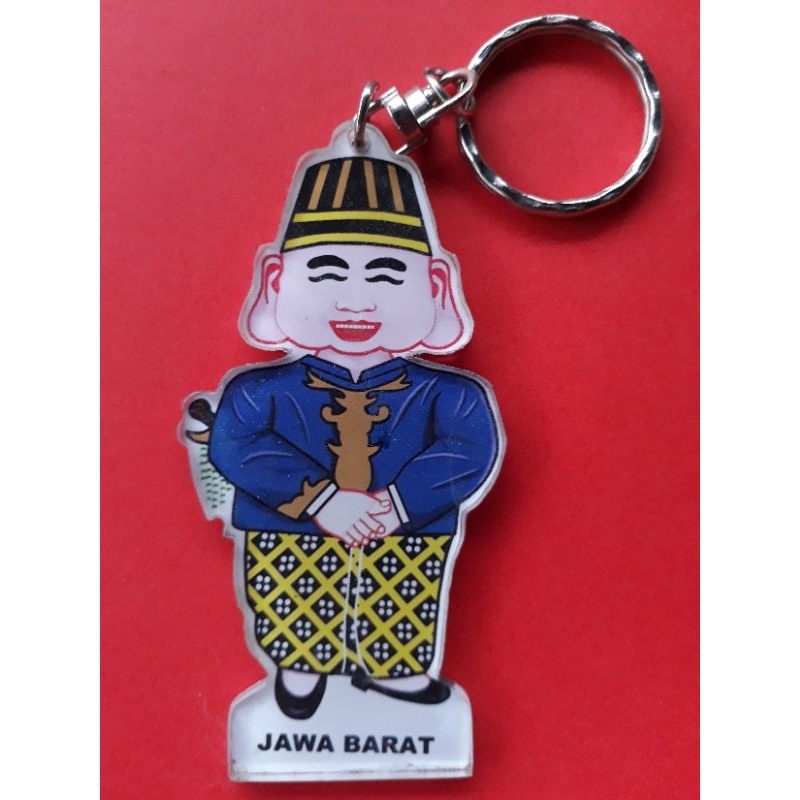 Gantungan Kunci motif adat JAWA BARAT