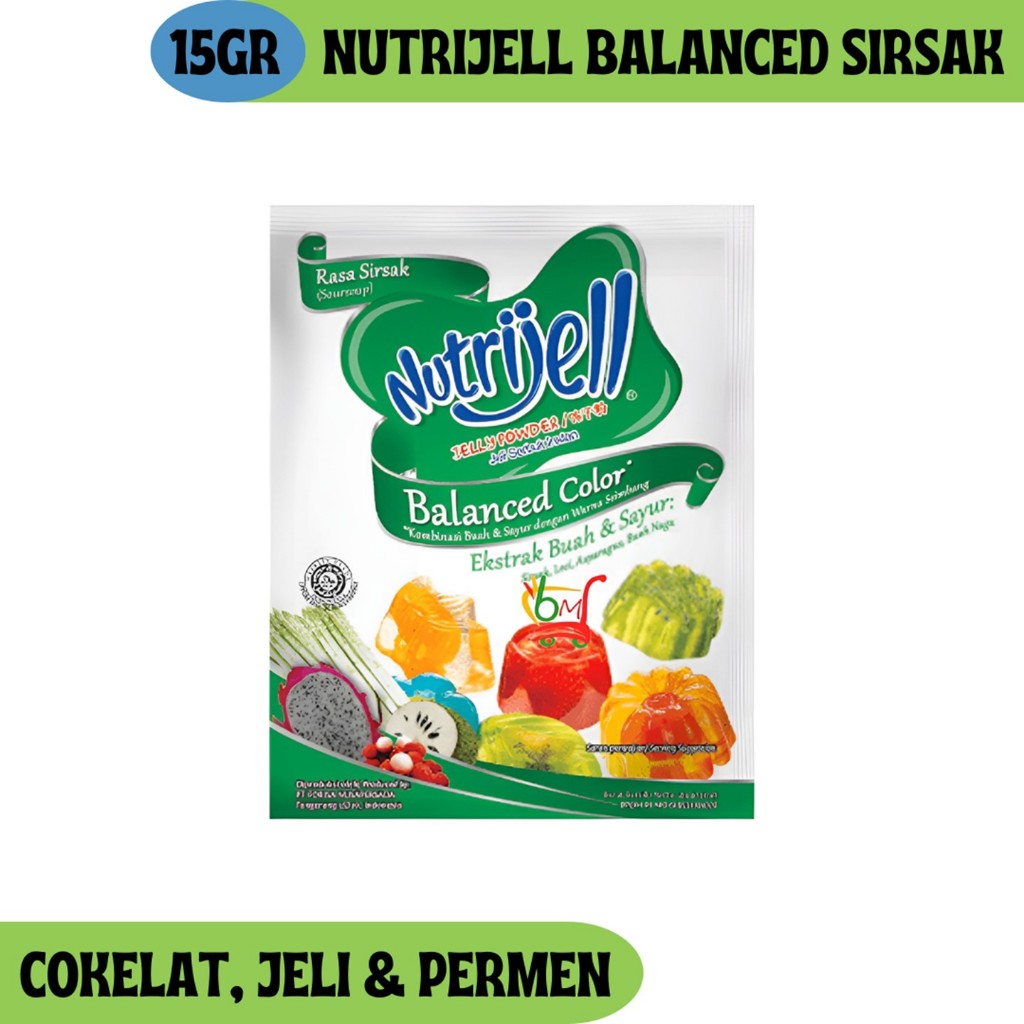 

Nutrijell Sirsak Balanced Color Kombinasi Buah & Sayur
