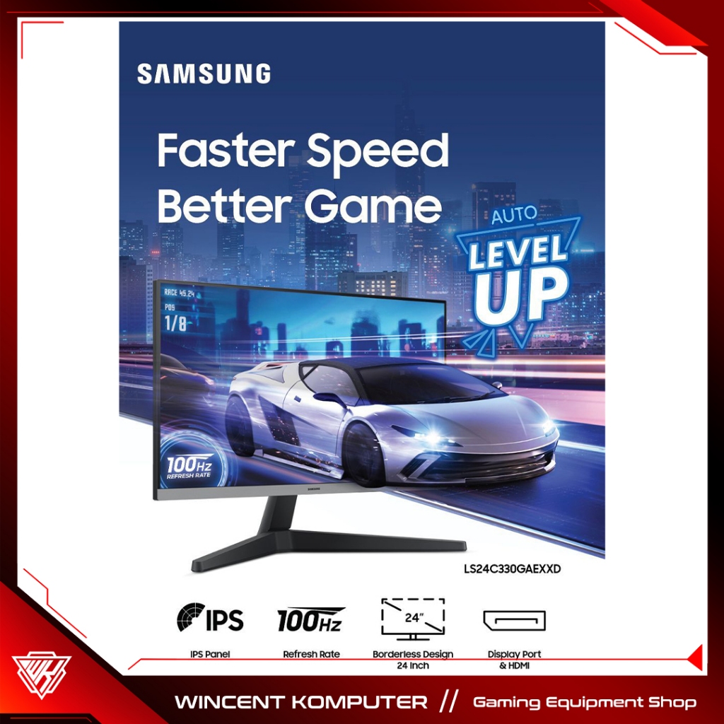 MONITOR SAMSUNG S24C330 24" 100HZ FHD - LS24C330