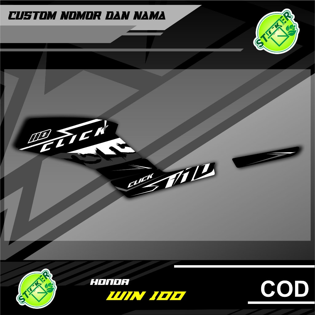 STRIPPING SIMPEL HONDA WIN 100 THAILAND CLICK 4 SUDAH DI CUTTING TINGGAL TEMPEL