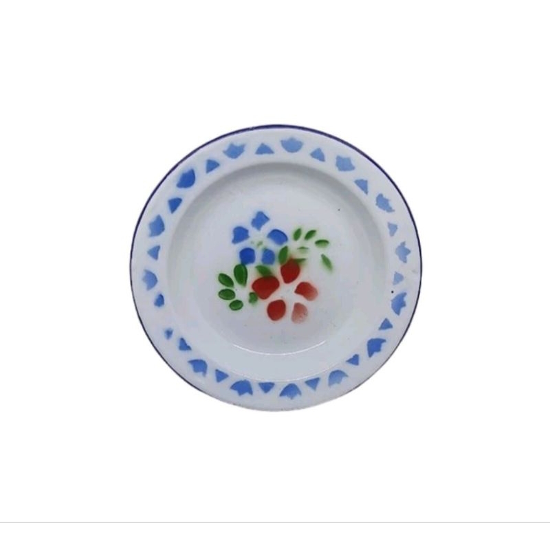 PIRING MAKAN LURIK JADUL SENG 6PCS TERMURAH