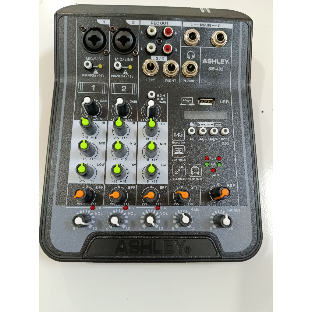 Mixer Ashley sm 402 efek delay