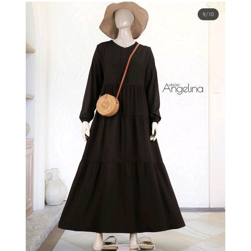 Bella Dress Atelier Angelina Coffe Bean M Paris Viscose