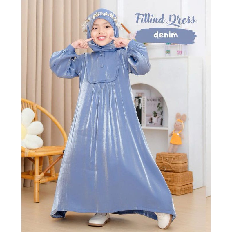 GAMIS SHIMMER ANAK | DRESS SHIMMER