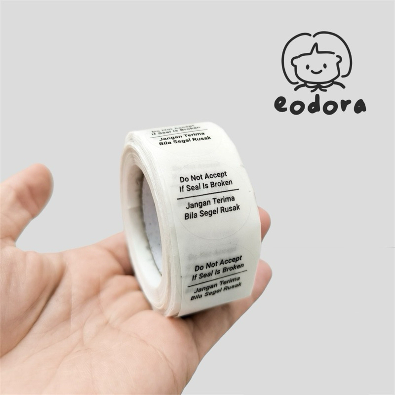 

STICKER SEGEL MAKANAN USAHA 500pcs TOKO SEGEL SEAL JANGAN TERIMA BILA SEGEL RUSAK SEGEL KOSMETIK SEGEL PRODUK