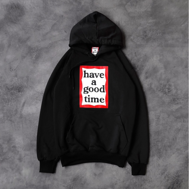 JACKET SWEATER HODDIE HAVE A GOOD TIME BLOK FULLTAG & LABEL