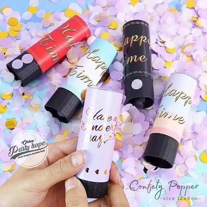 confetti Poper mini / party poper Tema Wedding Pesta Bride party hbd