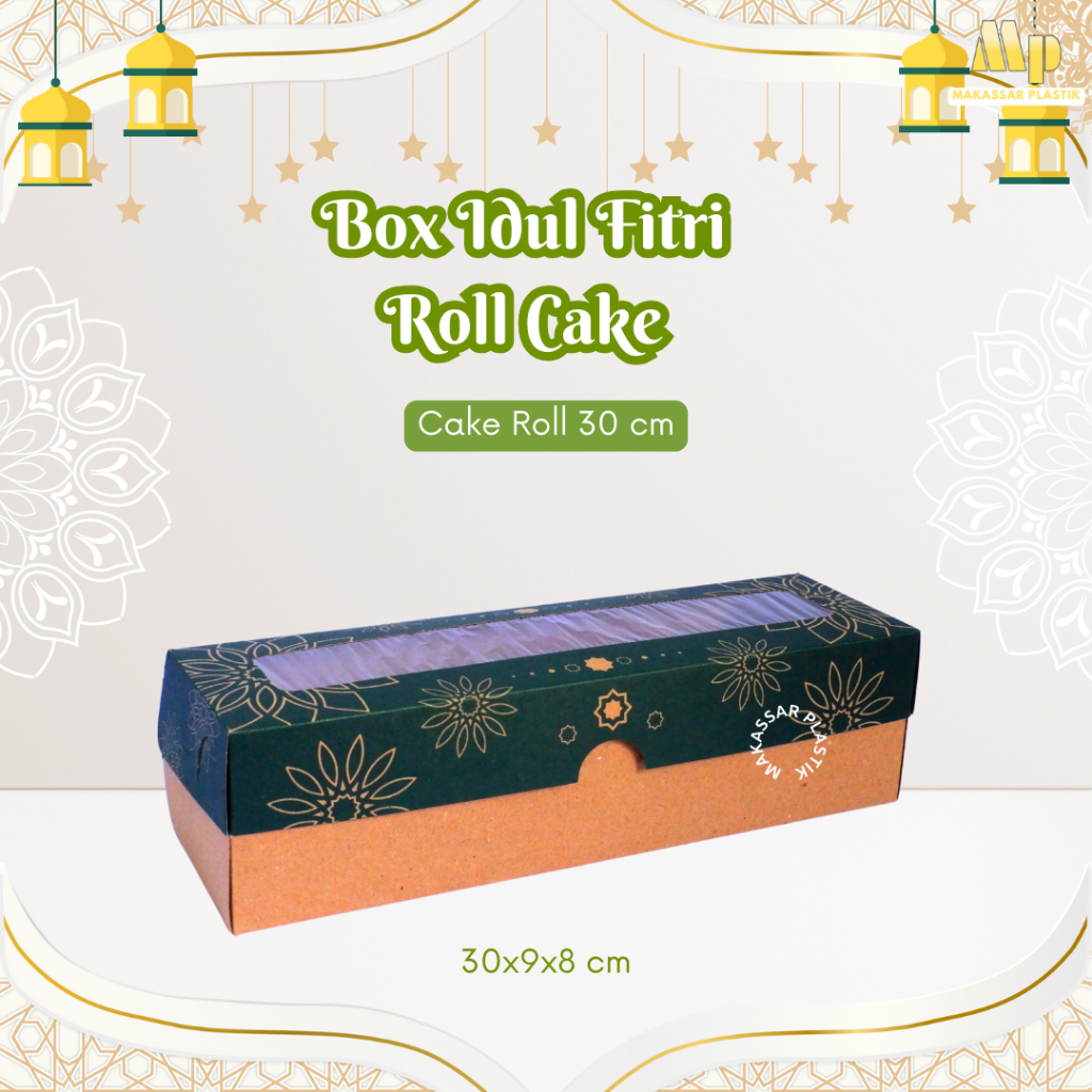 

Box Hampers Idul Fitri Roll Cake @10 Pcs