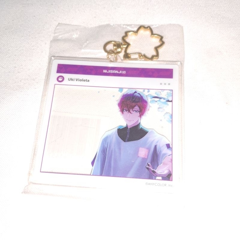 Nijisanji EN Uki Violeta Sakura Bloom Keychain