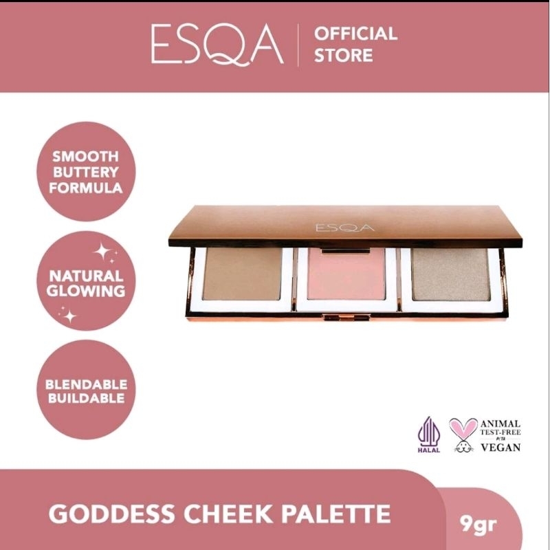 ESQA GODDESS CHEEK PALETTE