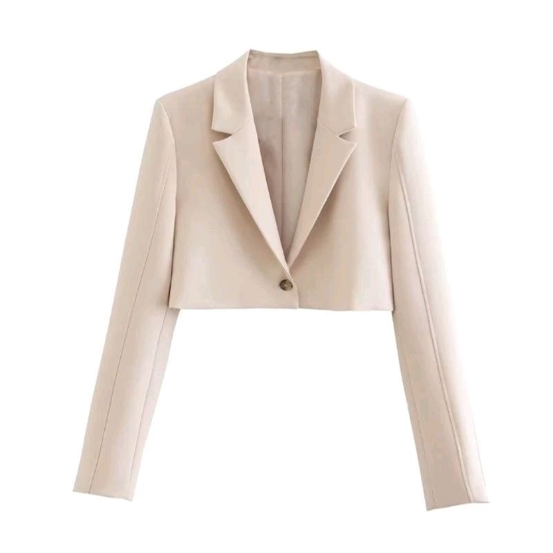 Blazer wanita crop/ jas blazer wanita kekinian/ blazer wanita korean style/ jas wanita