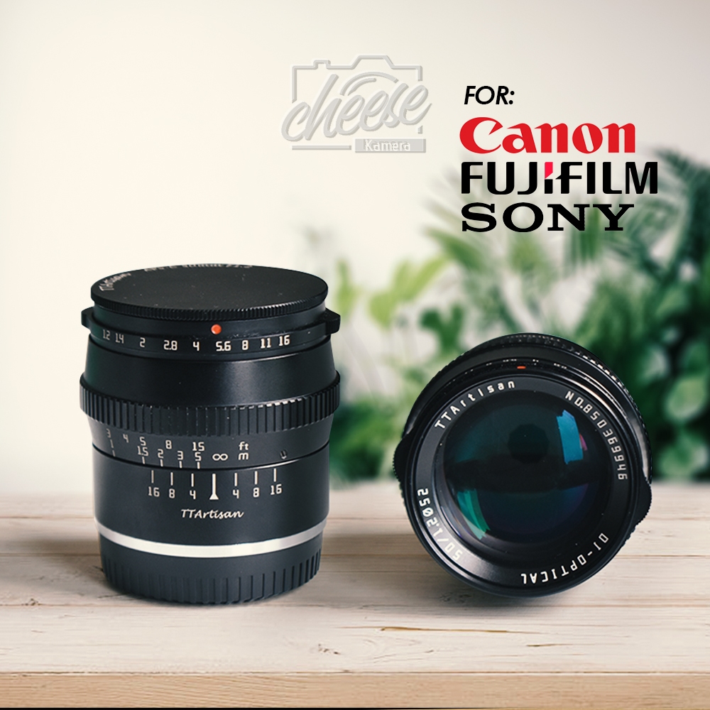 TTARTISANS 50MM F1.2 LENSA FIX FOR CANON SONY FUJIFILM MIRRORLESS