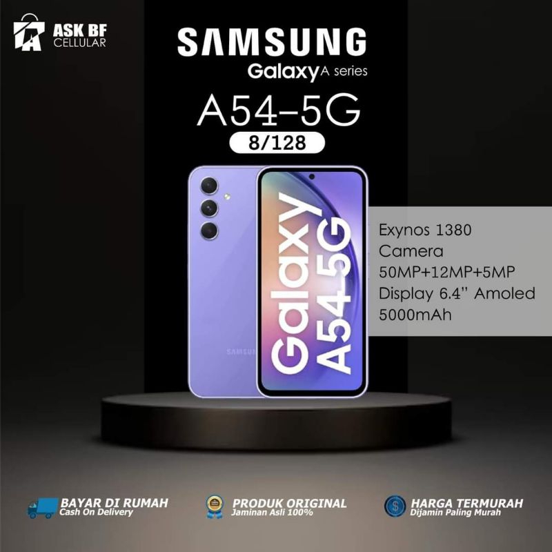 SAMSUNG A54 5G 8/256GB || A54 8/128GB GARANSI RESMI