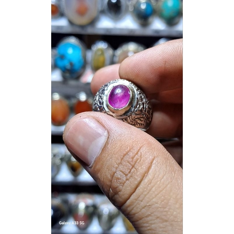 batu ruby pigeon blood natural