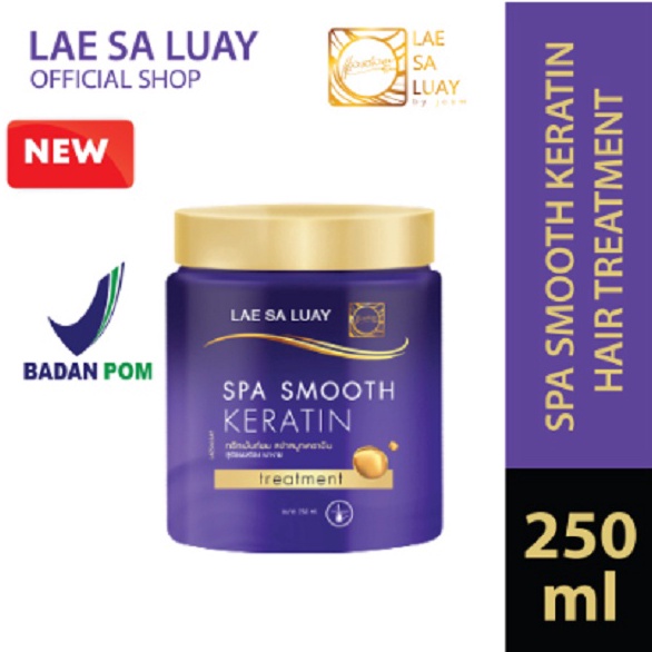 DNC982 D2289  BPOM Lae Sa Luay Hair Spa Smooth Keratin  Masker Rambut  Creambath  Treatment Rambut  