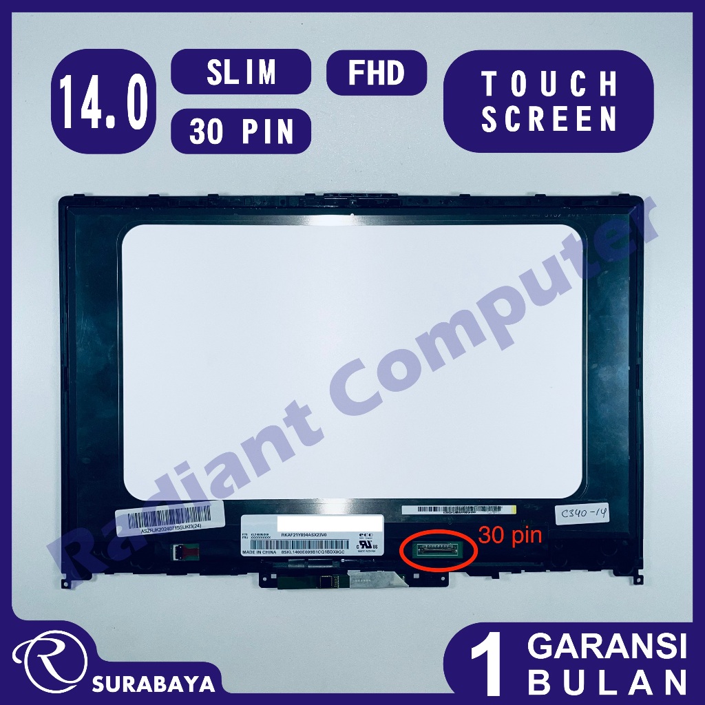 LCD LED Touchscreen Lenovo Ideapad C340-14 C340-14API C340-14IML C340-14IWL