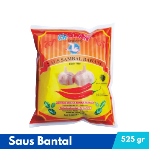 

SAUS BANTAL CAP SWAN SAOS SAMBAL BAWANG 525 GR HARGA SATUAN