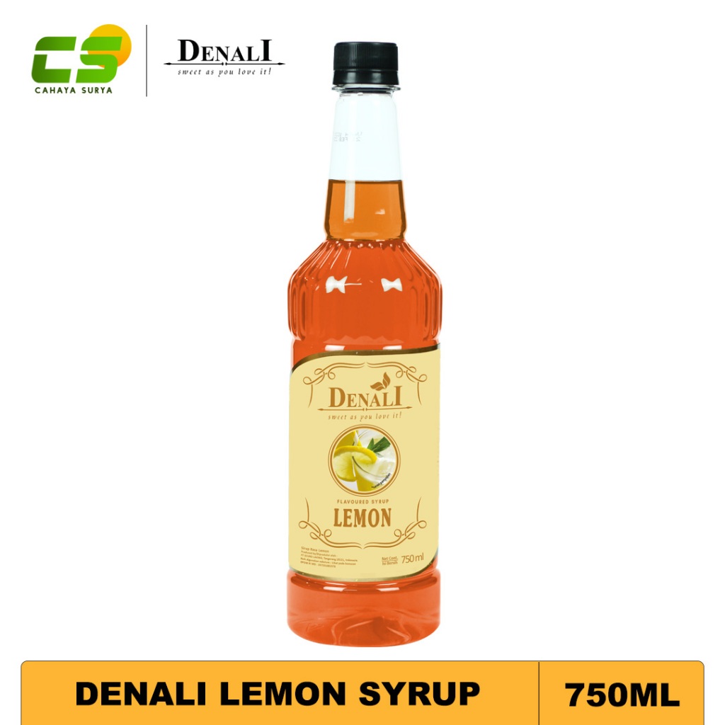 

Denali Syrup / Sirup - Lemon Syrup 750 ml (Sirup Rasa Lemon)