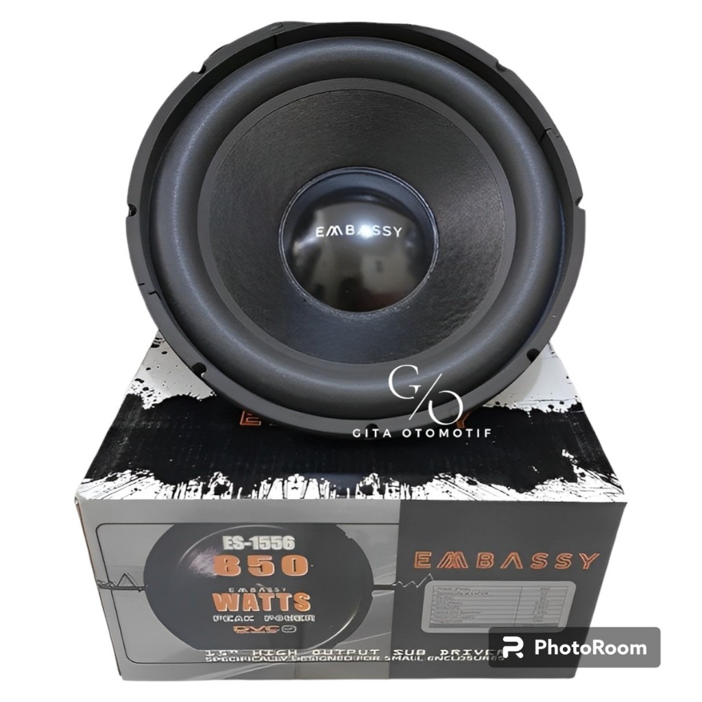 SUBWOOFER 15 Inch DOUBLE COIL DOUBLE MAGNET Embassy ES-1556